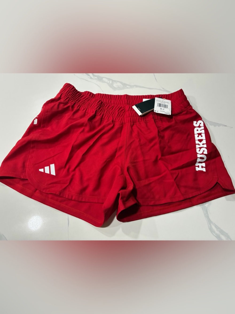 University of Nebraska Cornhuskers Adidas Women’s Running Shorts (Medium)
